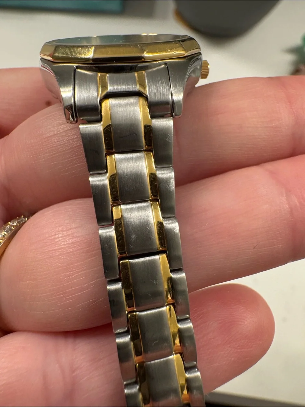 Citizen Two-Tone Silver and Gold Ladies Eco-Drive Watch